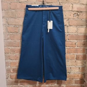 ZARA WOMAN Premium Denim “The Culotte" 4 Wide Leg